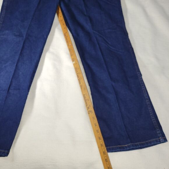 Wrangler Jeans Women Size 44 Blue Denim Straight Leg Plus Size W0715NV Workwear - Picture 10 of 16